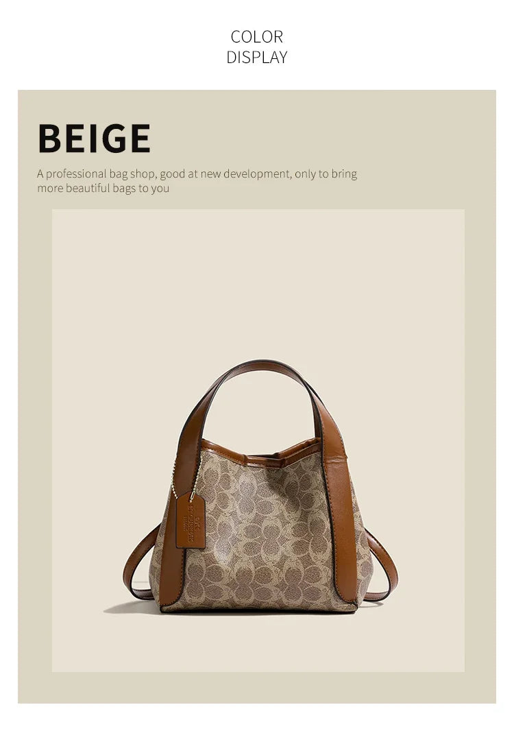 Premium Edition Women Crossbody Bag Luxury Vintage Leather Handbag High End Shoulder Tote Luxury Series