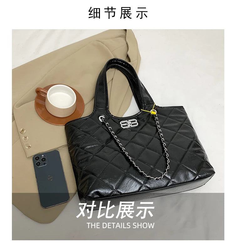 Luxury Brand Popular Classic Handbags For Ladies, Leather Tote Bags With Crossbody, Elegant Women's Fashion
