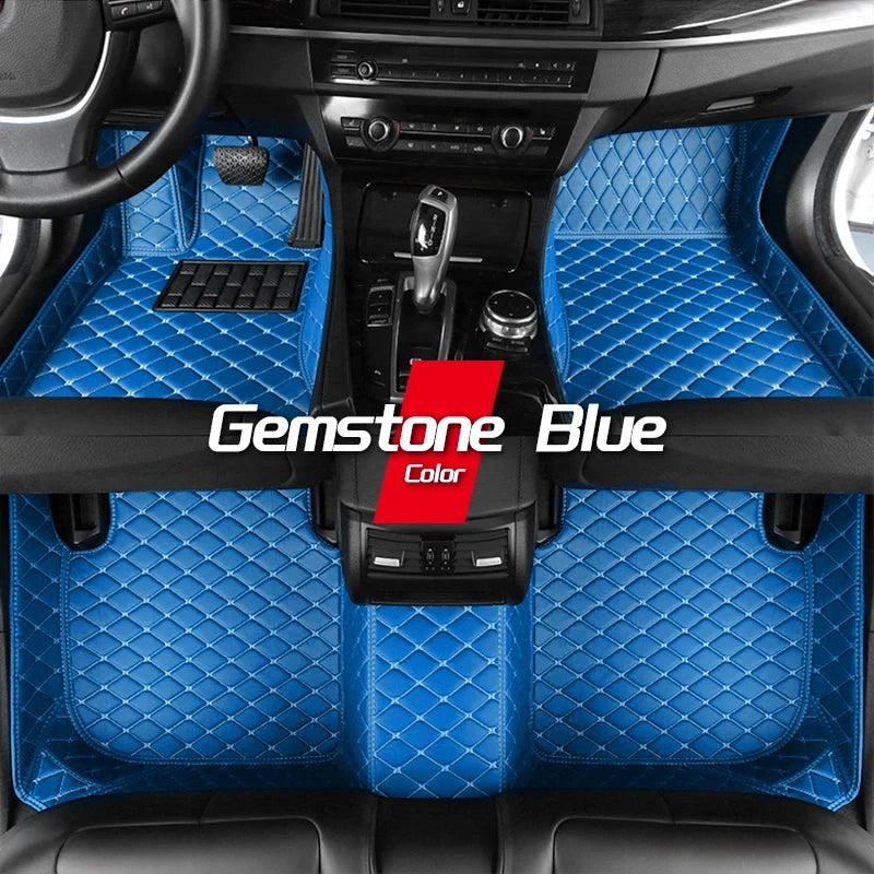 Car Floor Mats For Ford Fiesta Mk6 Mark VI Mk7 WS WT WZ 2009~2016 Anti-dirt Pads Car Carpet Non-slip Auto Rug Car Accessories