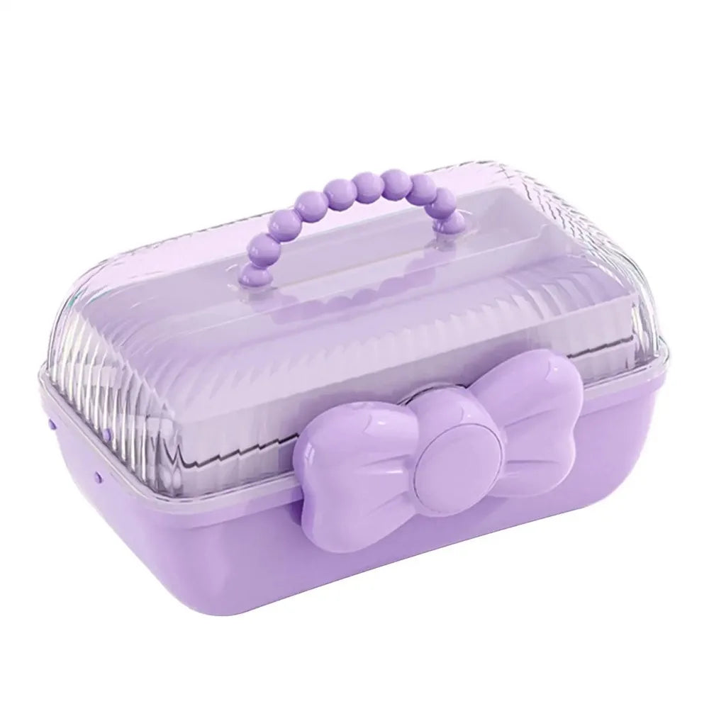 Multi-layer Hairpin Storage Box Cute Girls Jewellery Box Children's Hair Accessories Storage Box Toy Storage Box