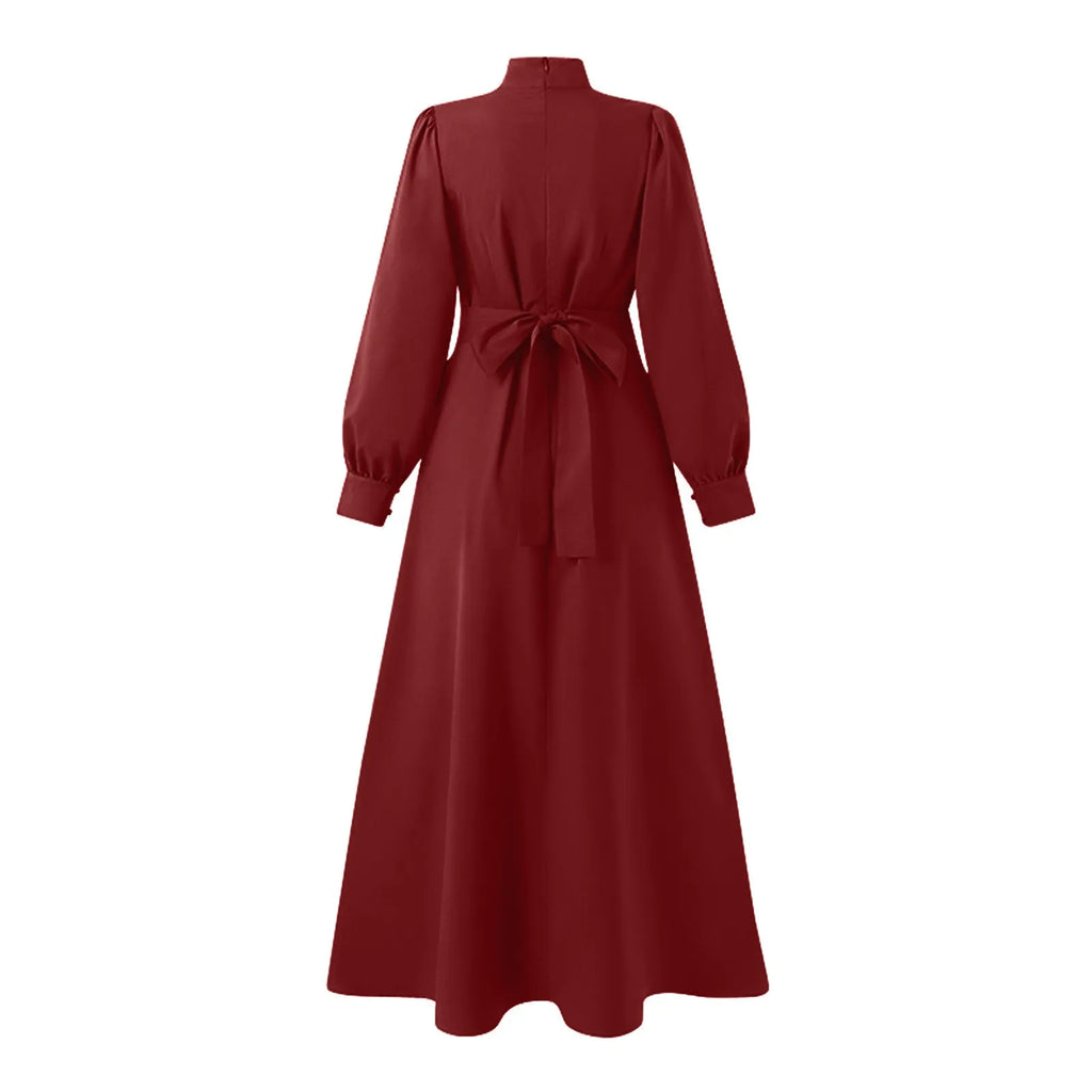 Women Muslim Kaftan Abaya Dubai Turkey Muslim Fashion Hijab Dress Kaftan Islam Clothing African Maxi Dresses Arab Robe