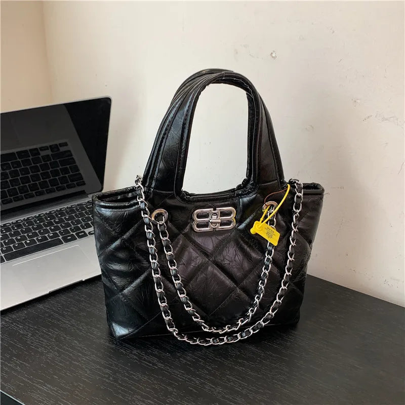 Luxury Brand Popular Classic Handbags For Ladies, Leather Tote Bags With Crossbody, Elegant Women's Fashion