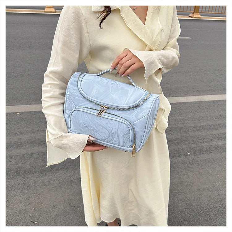 2025 New Luxury Portable Makeup Bag Cosmetics Storage Cases Large Capacity Organizer Travel Toiletry Wash Bag Multifunction Bags