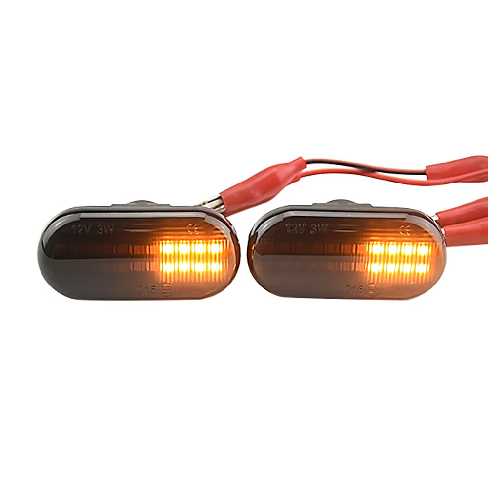 New LED Dynamic Turn Signal Light For Nissan Tiida C11 Note E11 Micra K12 NP300 Navara D40 Qashqai J10 Side Mirror Repeater Lamp