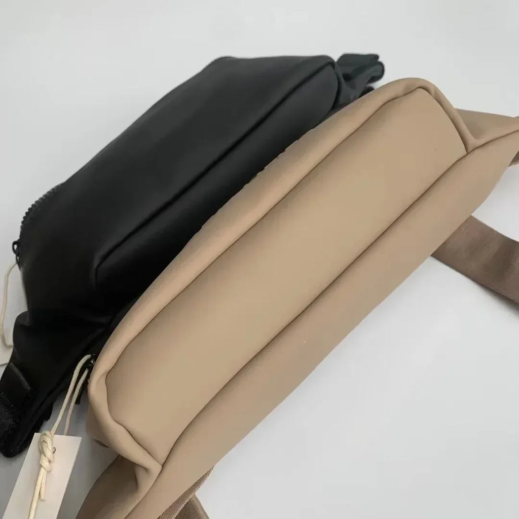 Luxury Design 3D Letters Crossbody Messenger Small Bag Unisex Belt Bag Versatile Travel Waterproof Purse Zipper Shoulder Bag