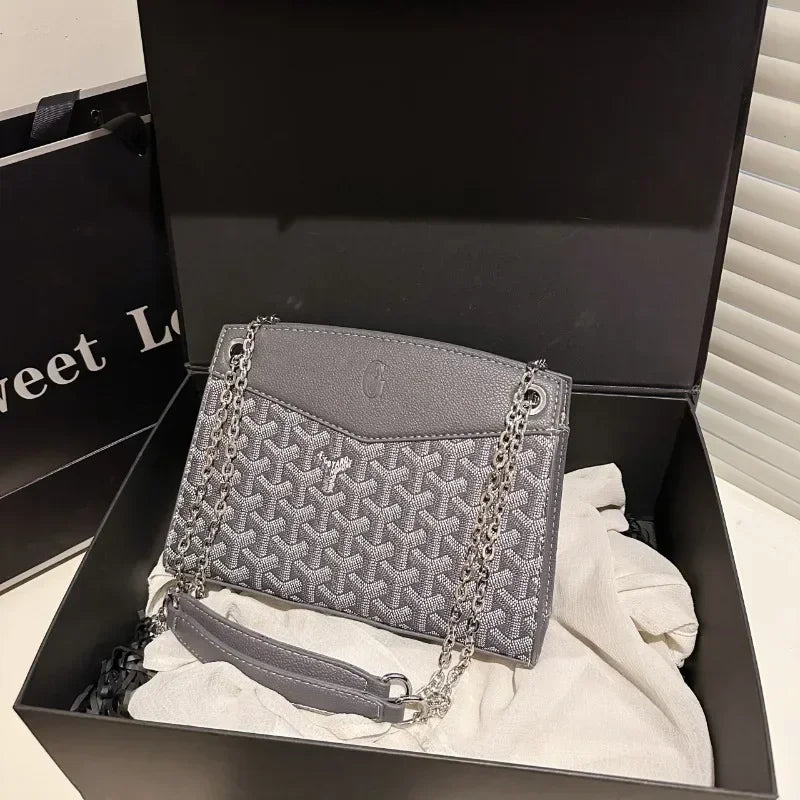 2025 Luxury Leather Women's Crossbody Commuter Bag - Classic Brand Design, Large Capacity for Work/Office + Free Shipping