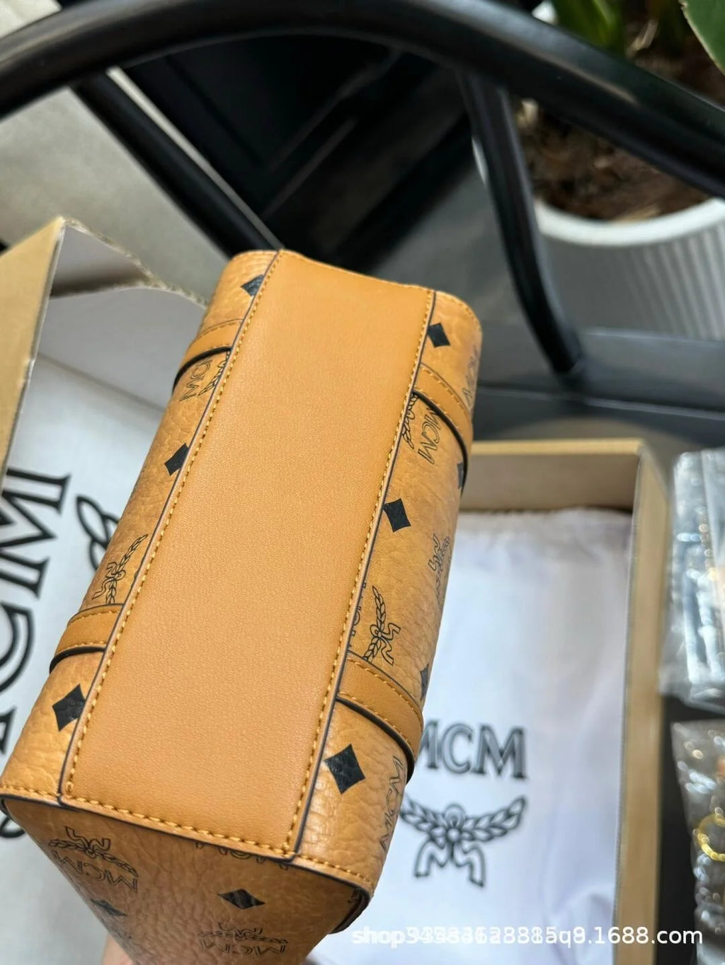 Classic Printed Basket Tote Bag Women's Single Shoulder Commuter Bag Urban Simple Style PU Material Medium Size Daily Match