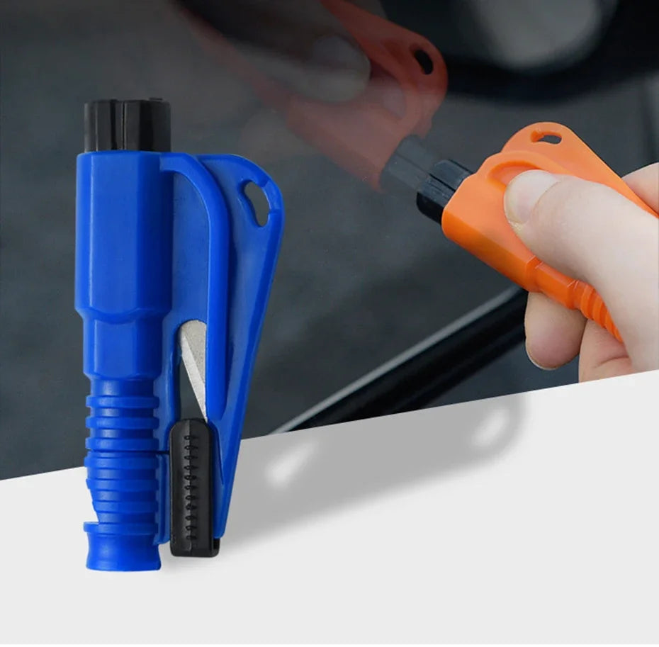 Mini Safety Hammer Keychain Escape Car Life-saving Escape Hammer Window Broken Emergency Glass Breaker
