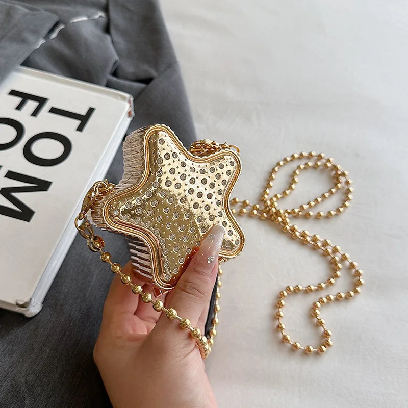 Premium Niche Mini Box Bag - 2025 Women's Star Design, Chain Shoulder & Messenger Style