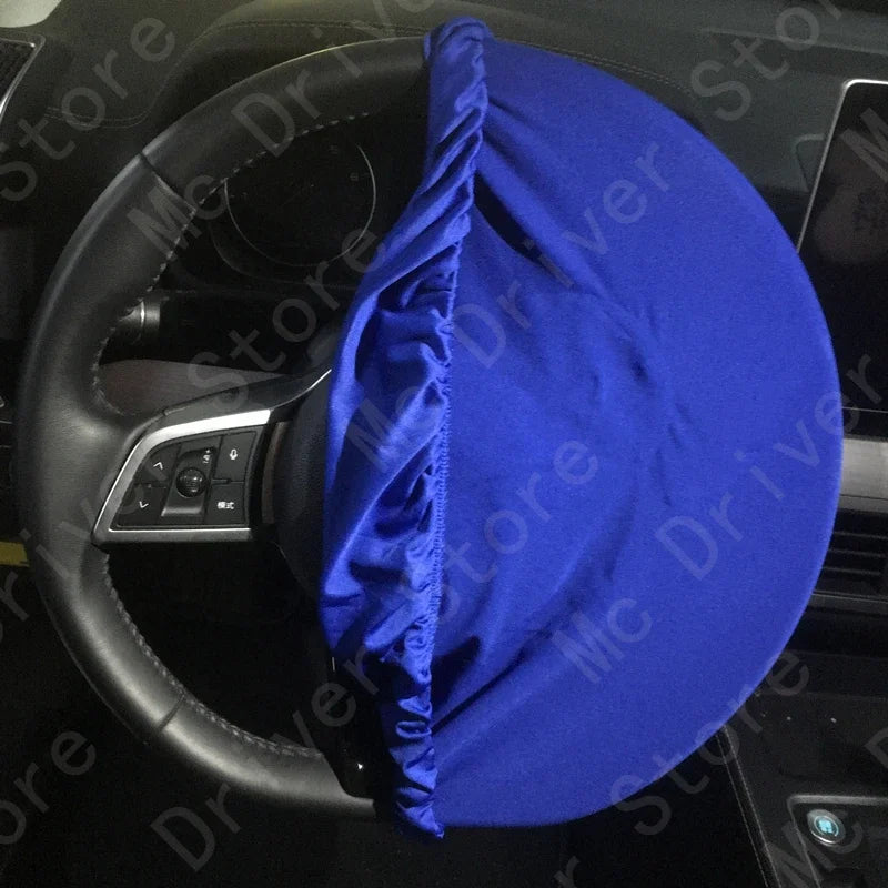 Steering Wheel Cover Dust Cover Interior Accessories dustproof Elastic fabric cloth 36/37/38/39/40 cm