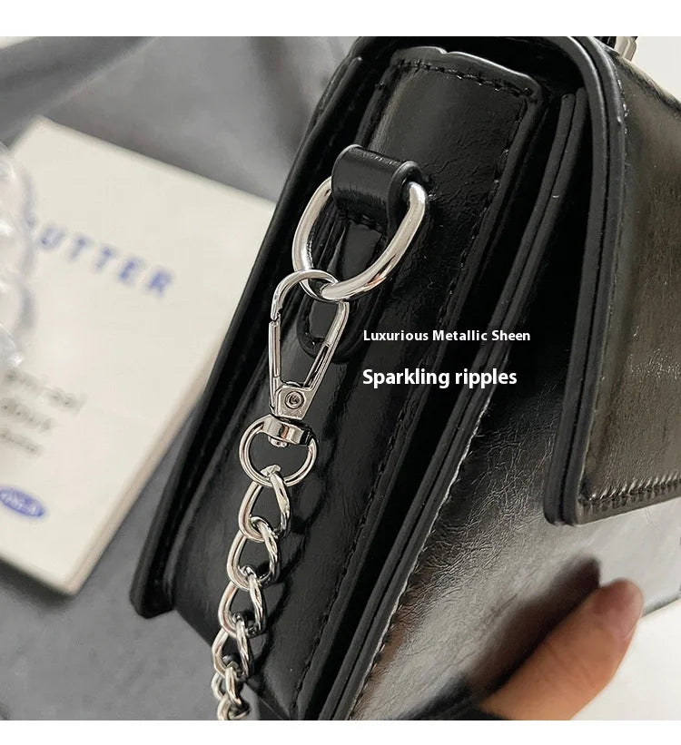 Designer style bag - 2025 hit product - Retro high-end evening bag Classic and versatile chain strap crossbody small square bag