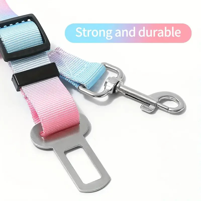 Dog Seat Belt,Small,Medium,and Large Dog Car Safety Buckle,Pet Safety Rope,Car Towing Belt, Anti Slip Rope,Dog Rope