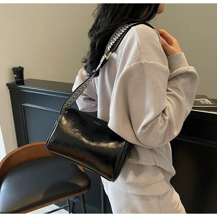 Luxury Brand Famous Designer Women's Tote Bag Elegant Leather Classic Crossbody Messenger Popular Ladies