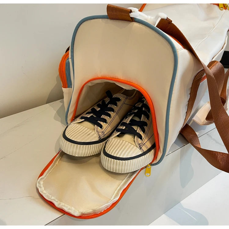 Travel Bag, Duffel Bag Cosmetics Bag, Professional Fitness Bag, Yoga Swimming Training Backpack, Satchel Shoulder Crossbody Tote Bag, Suitable for Men and Women