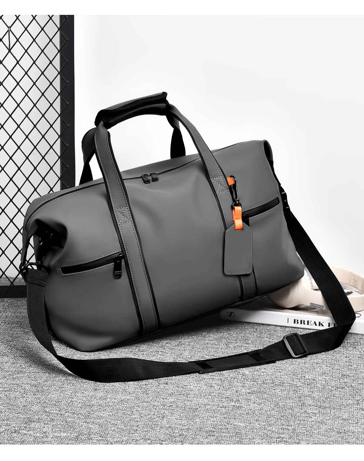 Gym Bag Men Hand-Held Luggage Bag Short Distance Large Capacity Travel Luggage Bag Business Trip Lightweight Travel Leisure Bag