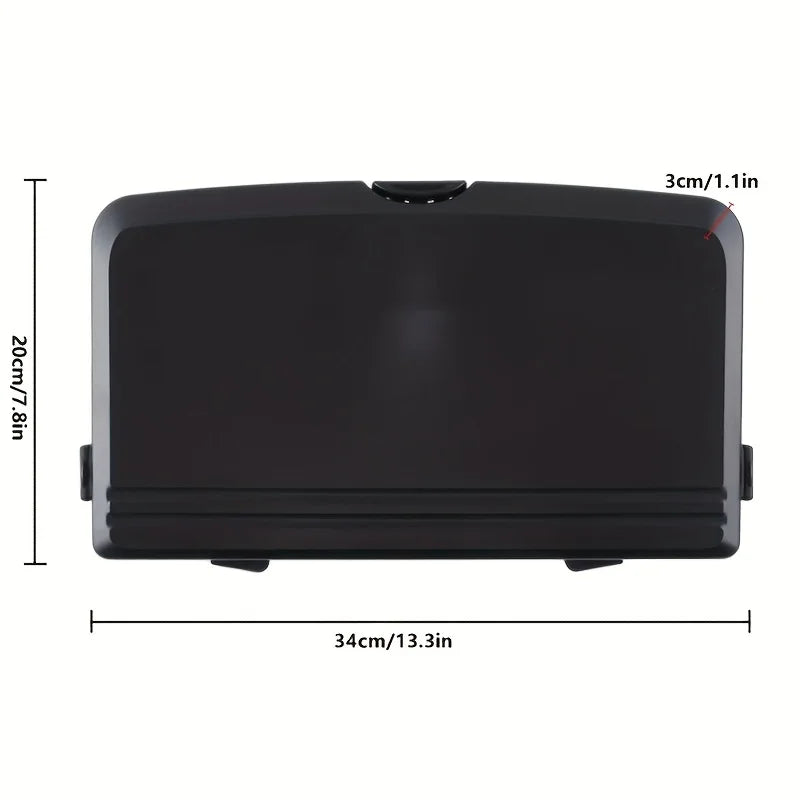 Holders, Phone Slot and Plenty of Storage, Easily Mounts To Car Seat Back Backseat Organizer Features Foldable Tray, Dual Cup