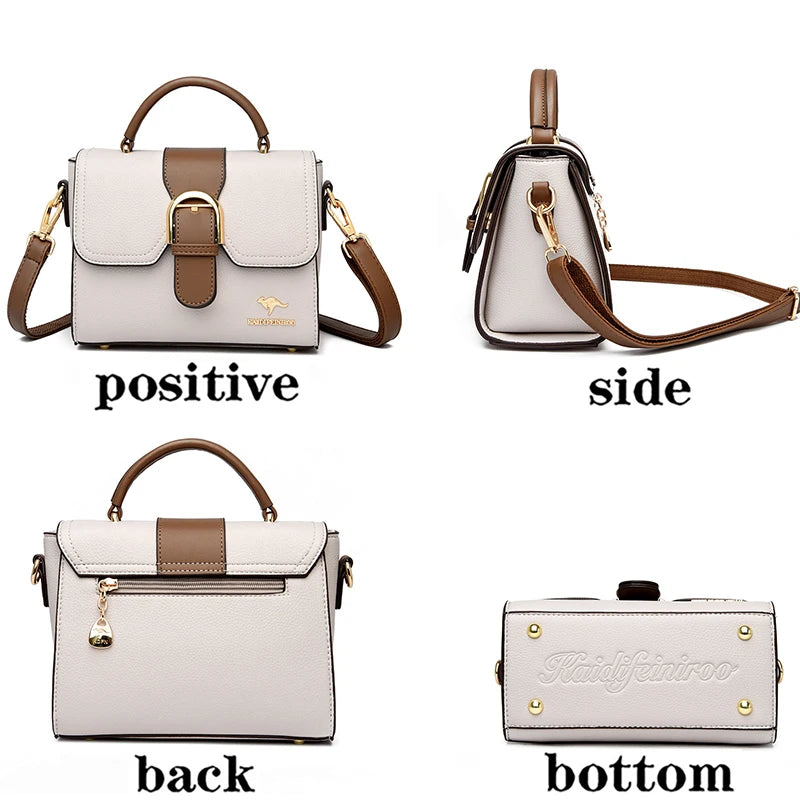 Luxury Brand 2023 Women's Simple Shoulder Bags Designer Women's Handbags Fashion Flap Crossbody Bag High Quality Vintage Handbag