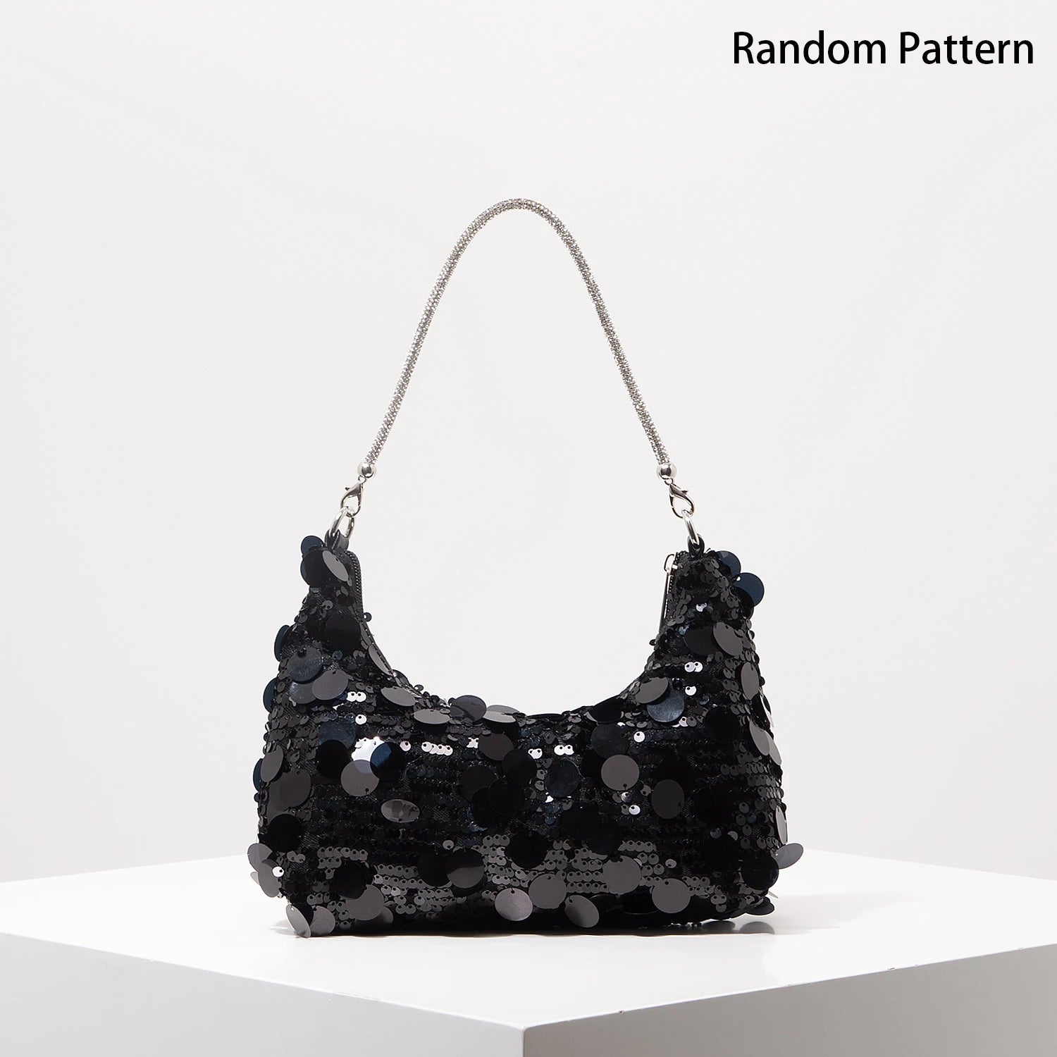 Luxury Sequin Bag，Concert Shoulder Bags，Prom Bag Dresses for Women，Bag for Women Elegant，Wedding Items，Party Bag（Random Pattern）