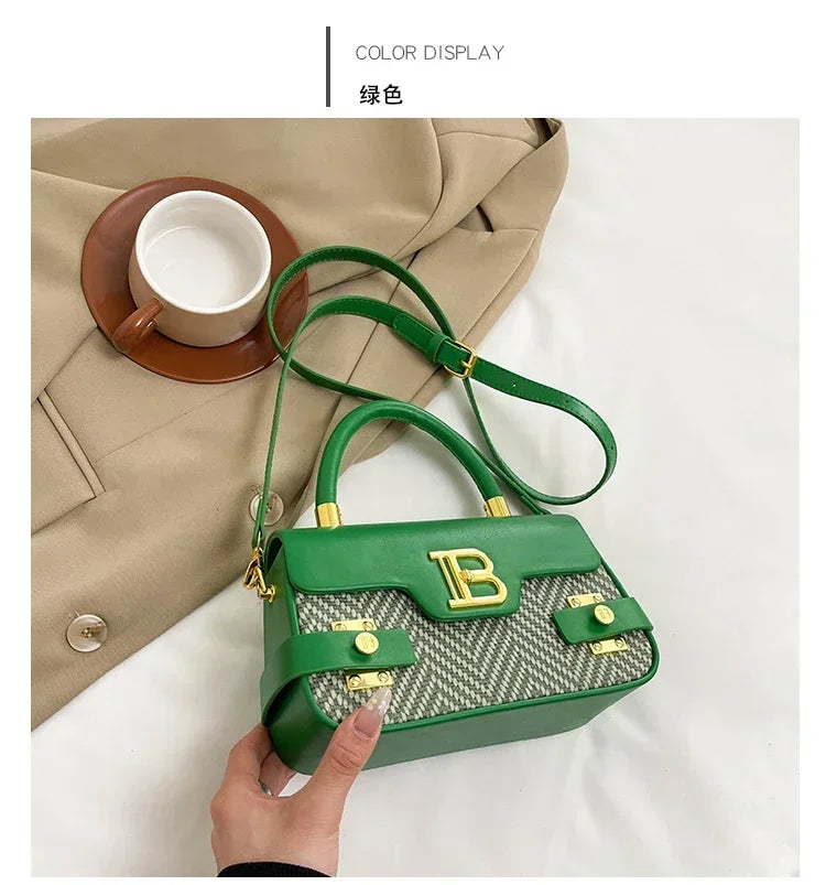 Luxury Macaron Crossbody Bag - 2025 New Small Square Purse, Lightweight Designer Handbag, Fashionable for Women