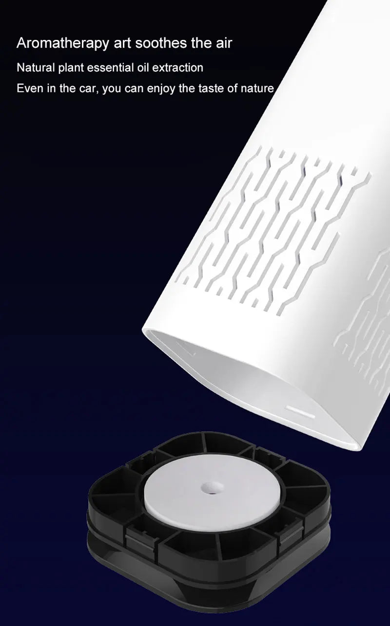 MINI Car HEPA Air Purifier Remove Smoke Odor Formaldehyde Negative Ion Air Cleaner for Car Bedroom Aromatherapy Purification New