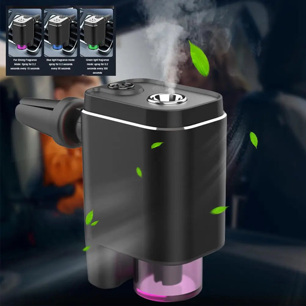 Smart Car Aromatherapy Diffuser Essential Oil Mist Humidifier Air Freshener Vent Clip Fragrance Diffuser For Auto Aromatherapy
