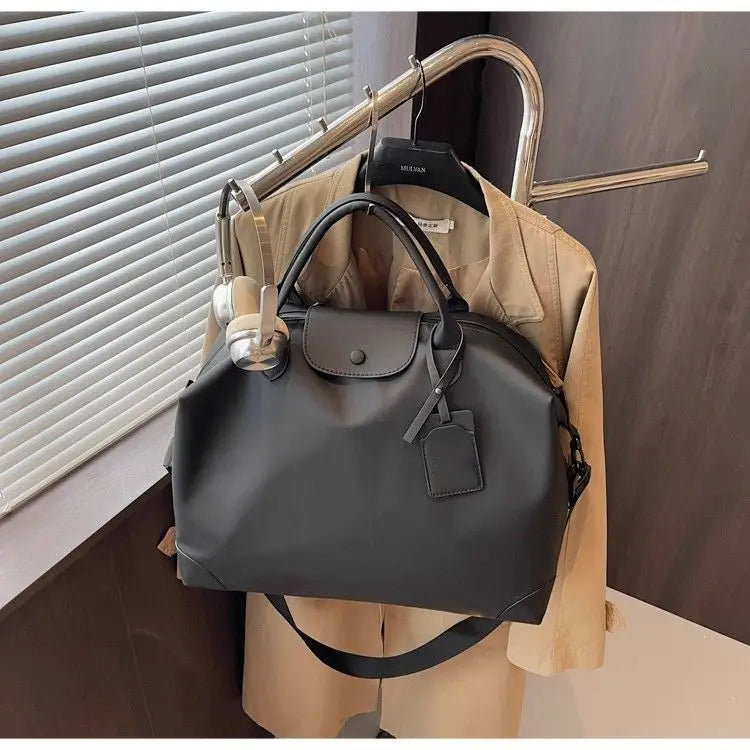 Women's Yoga Fitness Bag Short Trip Travel Bag Waterproof Soft Large Capacity