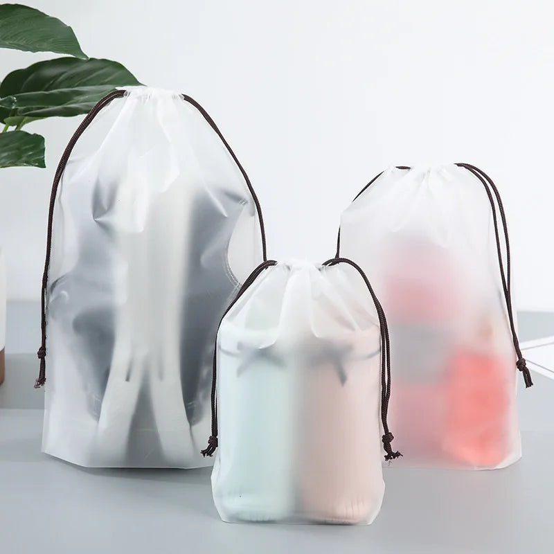 Drawstring Swimming Bags Transparent Beach Storage Bag Waterproof Dry Clothes Family Outdoor Travel Portable Accessories 2023