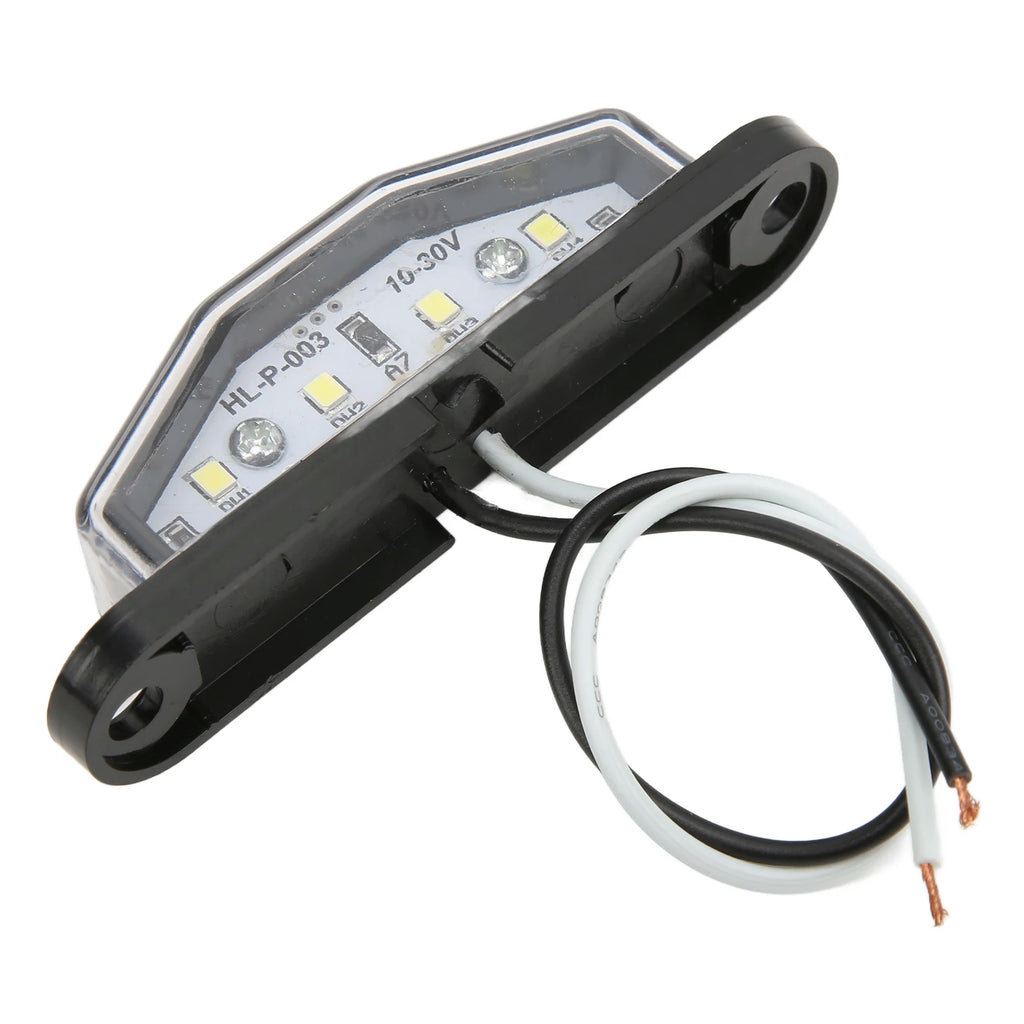 4‑LED License Plate Light 10‑30V IP67 Waterproof Durable Lamp For Trailer RV Van Truck