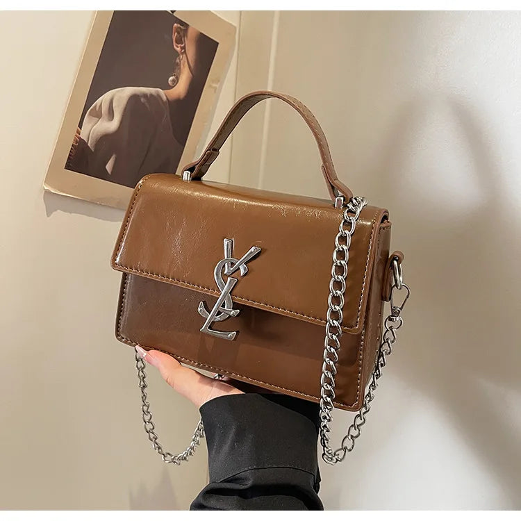 Designer style bag - 2025 hit product - Retro high-end evening bag Classic and versatile chain strap crossbody small square bag