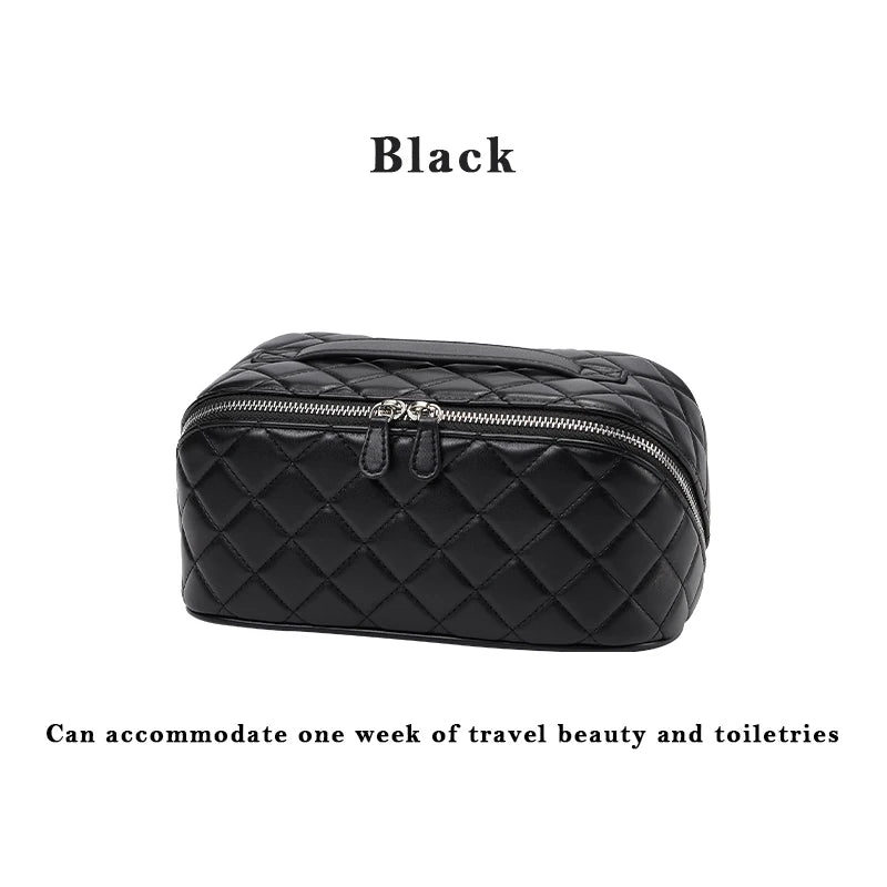 Makeup bag for women 2025 new high-end light luxury high-end large capacity portable travel storage bag bag accessories