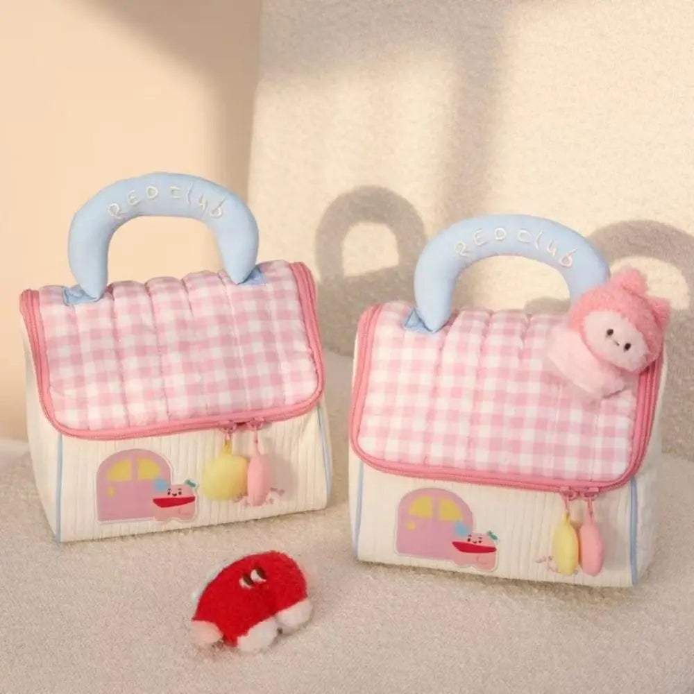 Makeup Bag Large Capacity Portable Cosmetics Storage Bag Multifunctional Handheld Cosmetic Pouch Travel Cosmetic Bags & Cases