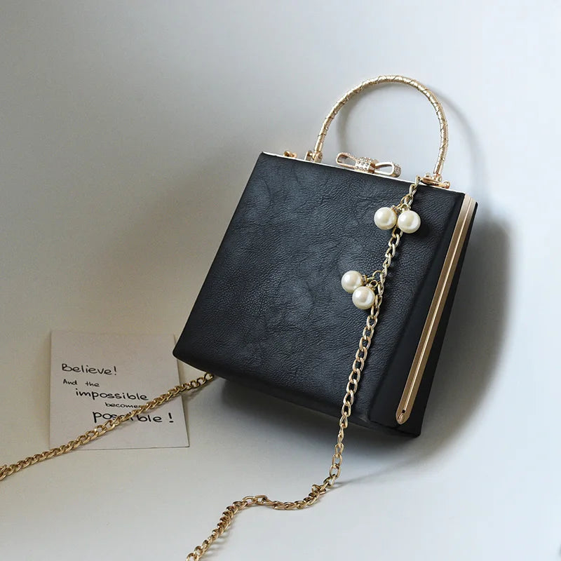 Luxury Angel Female Handbags Fashion Pearl Women Bag Cross Body Brand Leather Women Shoulder Bag Ladies Hand Bags Sac A Main