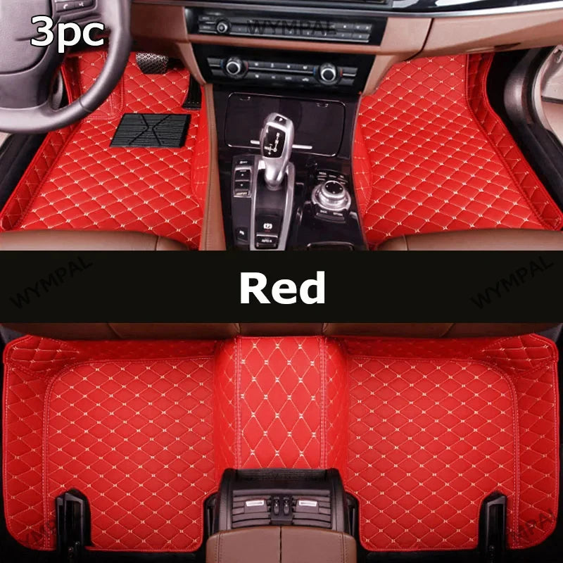 Car Floor Mats For Ford Fiesta Mk6 Mark VI Mk7 WS WT WZ 2009~2016 Anti-dirt Pads Car Carpet Non-slip Auto Rug Car Accessories