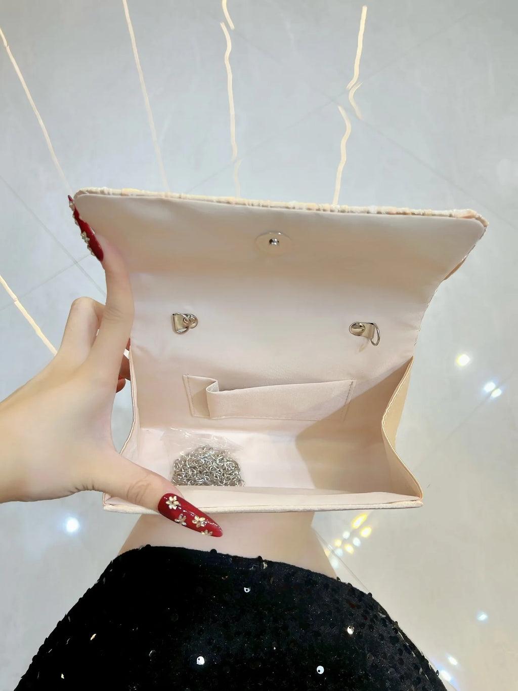 Luxury Handbags Women Bags Designer Evening Bags 2025 Fashion Shoulder Bags Dinner Party Purse Metal Handle Pouch Sac
