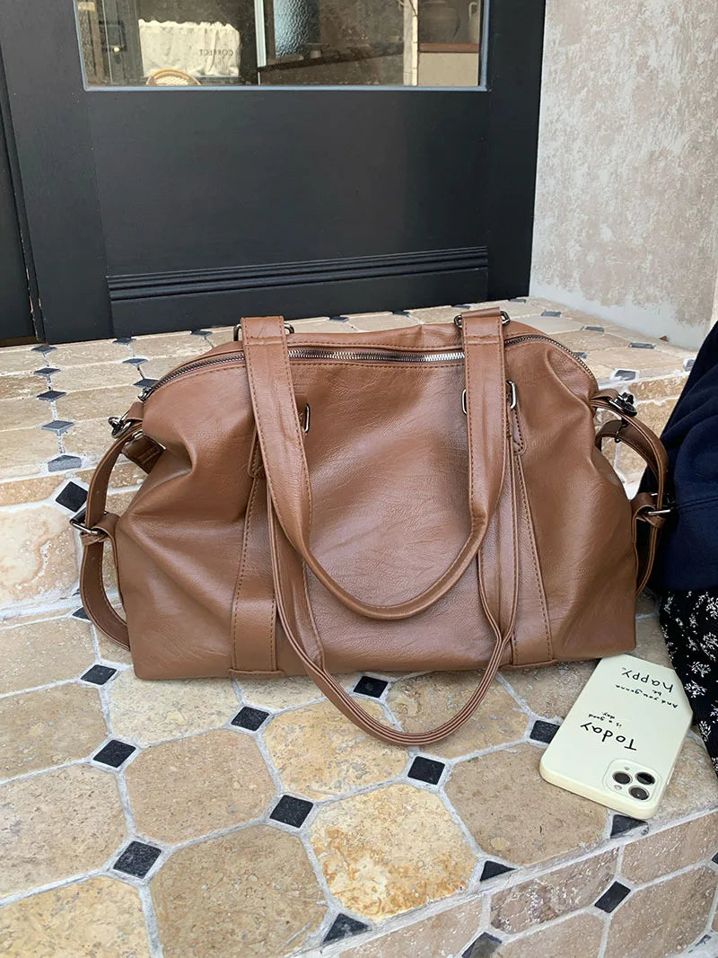 Luxury Designer Tote Bag Female Hobo Handbag Large Capacity Shoulder Bags Big Stylsih Soft Leather Women Messenger Shopper Bags