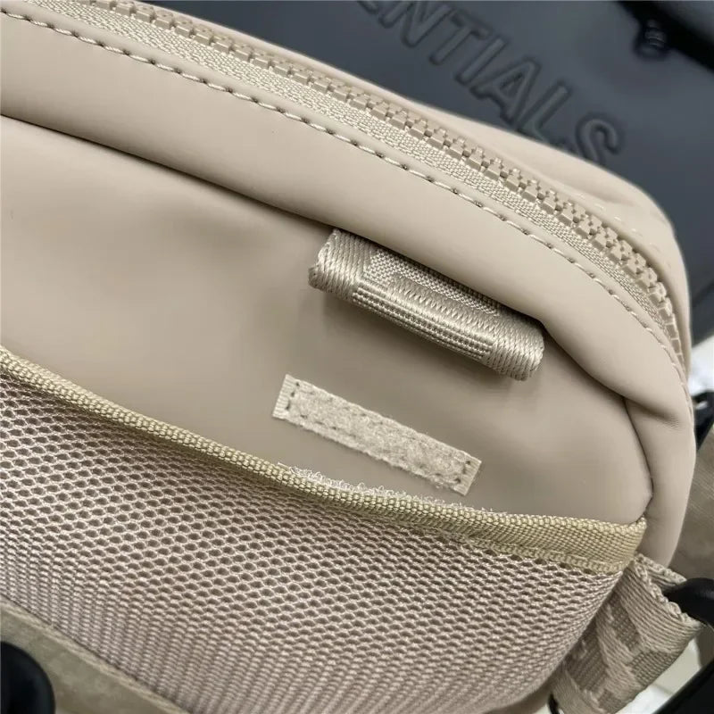 Luxury Design 3D Letters Crossbody Messenger Small Bag Unisex Belt Bag Versatile Travel Waterproof Purse Zipper Shoulder Bag