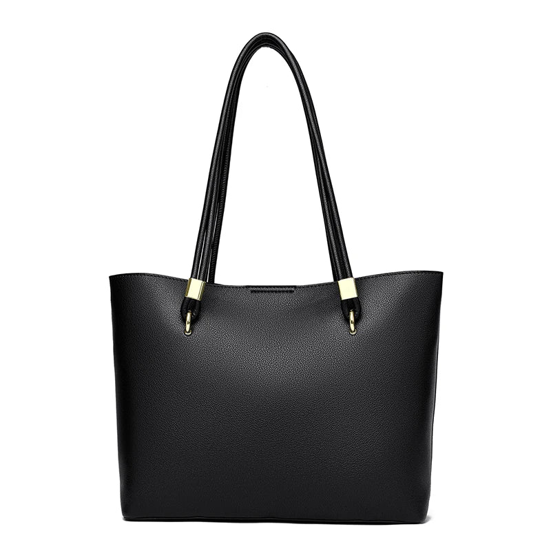 Women Hobo Bag Superior quality PU Leather Solid Shoulder Bag Bucket bag Fashion Large Capacity Handbag For School Work wallet