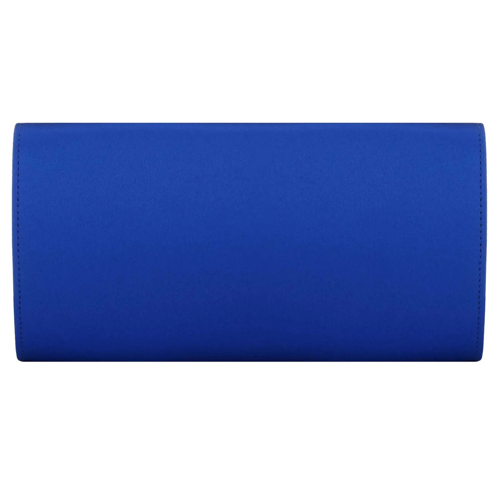 Elegant Satin Envelope Evening Handbags for Women Square Diamond Buckle Wedding Bridal Party Purse Shoulder Chain Messenger Bags