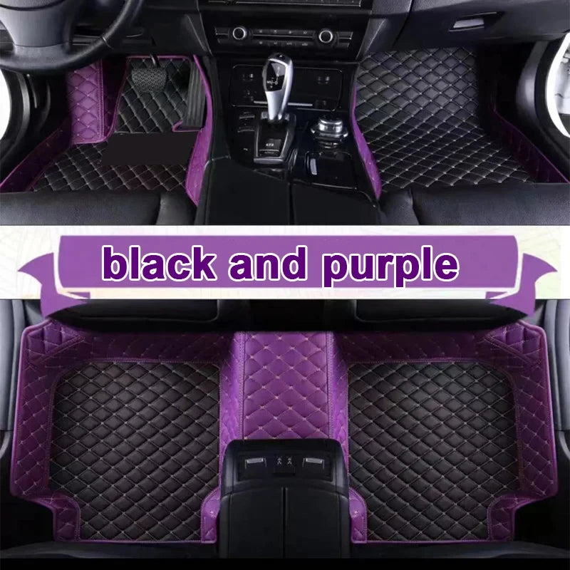 Car Floor Mats For Ford Fiesta Mk6 Mark VI Mk7 WS WT WZ 2009~2016 Anti-dirt Pads Car Carpet Non-slip Auto Rug Car Accessories