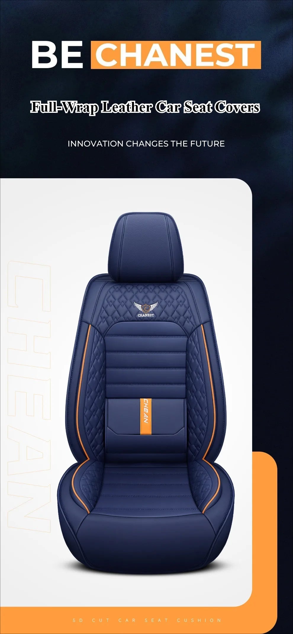 Ultra-Comfy & Durable Full-Wrap Leather Car Seat Covers – Premium Craftsmanship, All-Season, Universal Fit for Most Vehicles