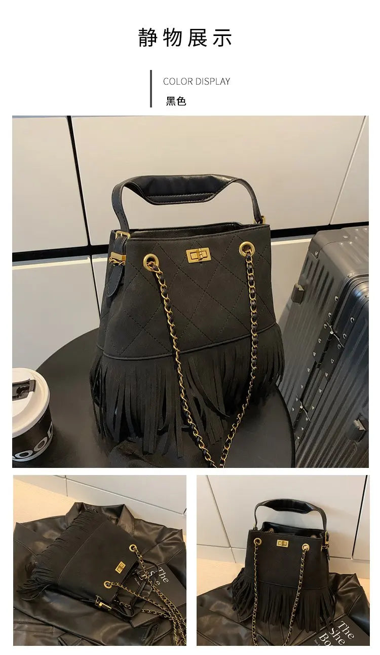 High-End Women's Shoulder Bag Made Of Premium Leather With Trendy Design And Paris Vintage Style