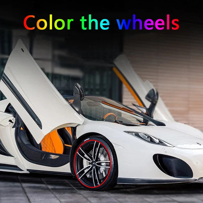 Universal Car Rim Protect Strip Wheel Edge Protector Car Wheel Sticker Tire Protection Care Covers Car Styling