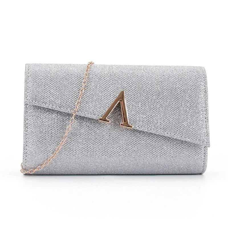 Luxury Designer Evening Bags for Women Glitter Handbag Elegant Party Bag with Chain Strap Women's Handbags Sequin Clutch Wallets