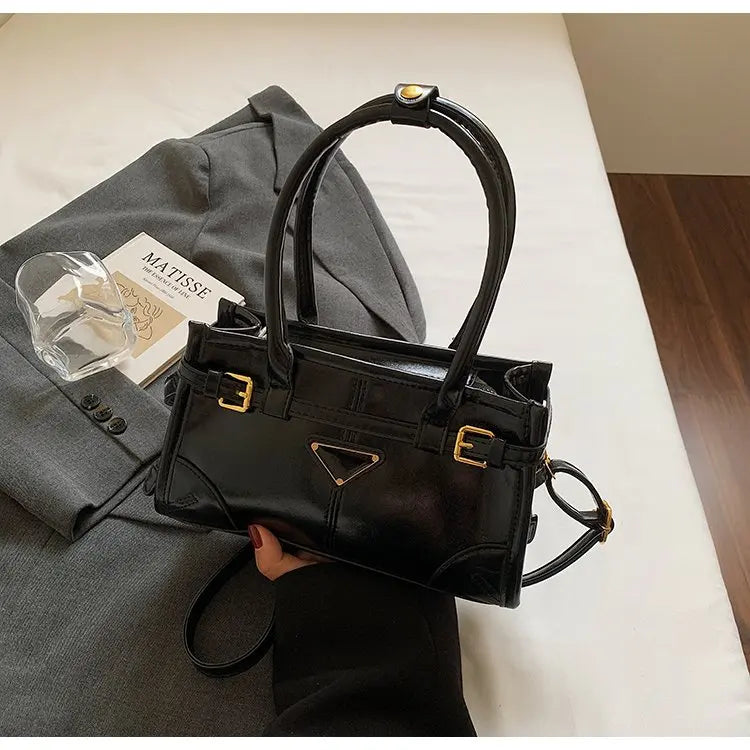 New Model In 2025 Underarm Comfortable Charming Graceful Retro Popular Maillard Style Exquisite Shopping Bag