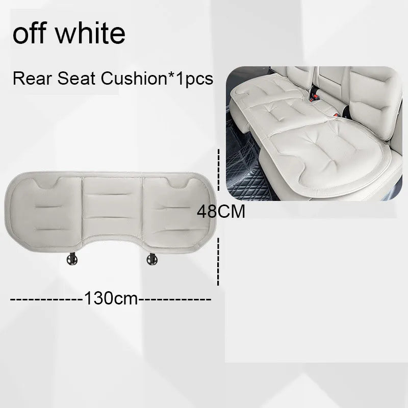 Leather Car Seat Covers Four Season Universal Breathable Ventilated Seat Covers Car Backrest Cushion Automotive Interior Supplie