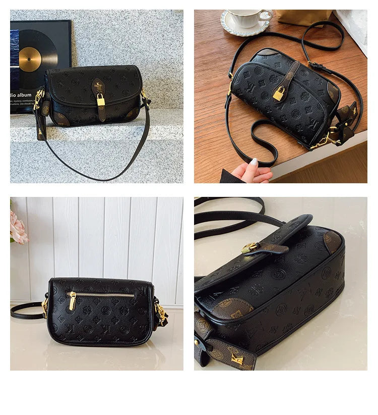 New Mailman Baguette Bag for Women, High-end Portable Shoulder Bag, Temperament Messenger Style, Fashionable and Versatile Style