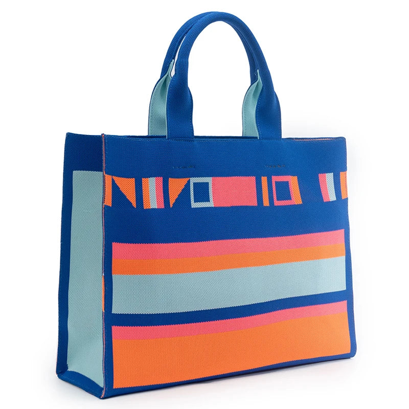 Luxury Brand Designed Women's Bag with Multi-color Splicing High-quality Handbag Exquisite Retro Multifunctional Shoulder Bag