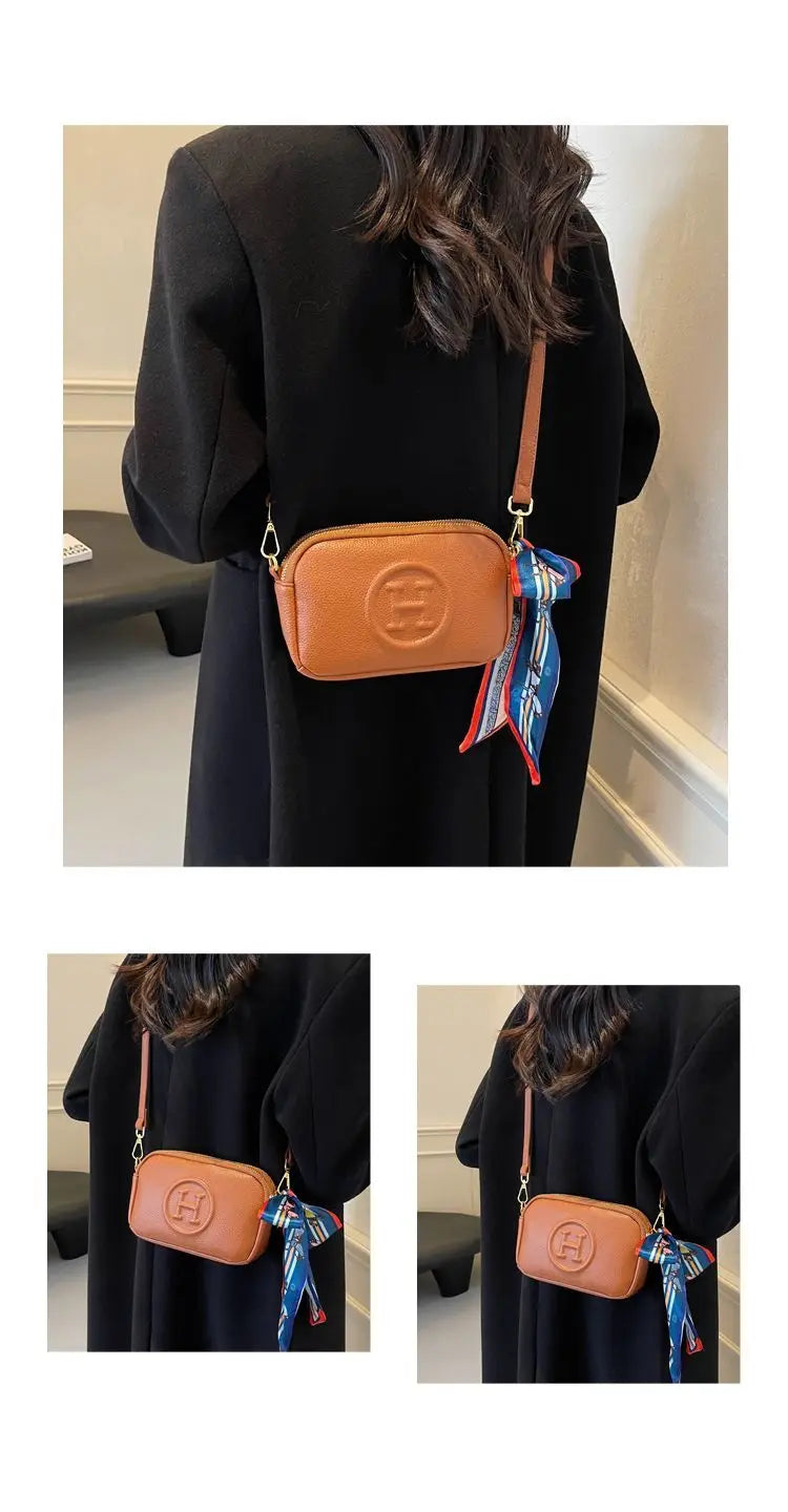 Bucket bag designer luxurious high appearance camera bag new zipper shoulder crossbody bag fashionable and versatile travel bag