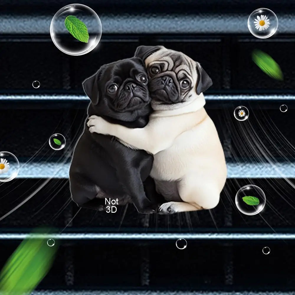 Cute Dog Air Freshener Diffuser Outlet Vent Perfume Outlet Ventilation Clips Car Air Decoration Clip Diffuser Interior Arom I2N2
