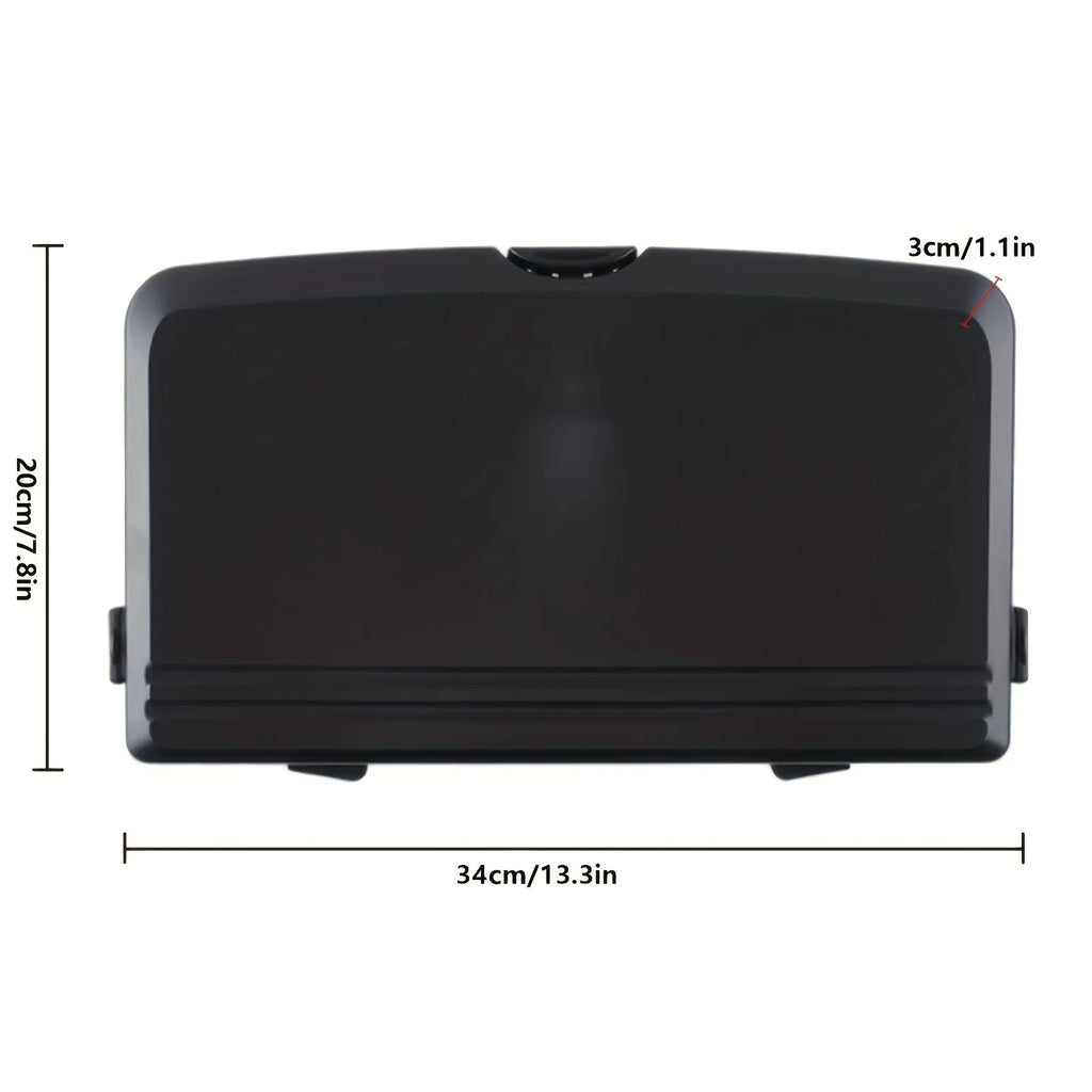 Holders, Phone Slot and Plenty of Storage, Easily Mounts To Car Seat Back Backseat Organizer Features Foldable Tray, Dual Cup